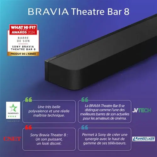Sony Bravia Theatre Bar 8 Barre de son individuelle - GLOBAL ASSET