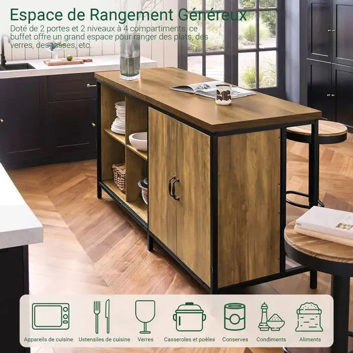 SoBuy KNL01-F îlot Central de Cuisine SOBUY