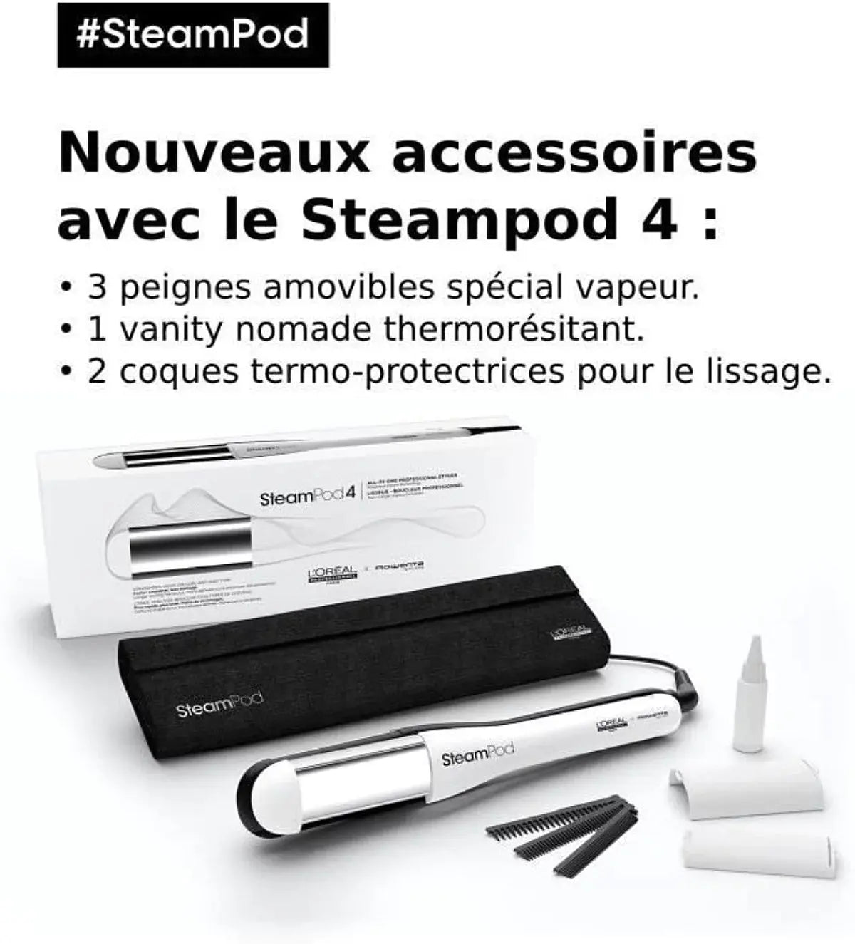 Lisseur Boucleur Steampod 4.0 L'Oréal Professionnel - GLOBAL ASSET