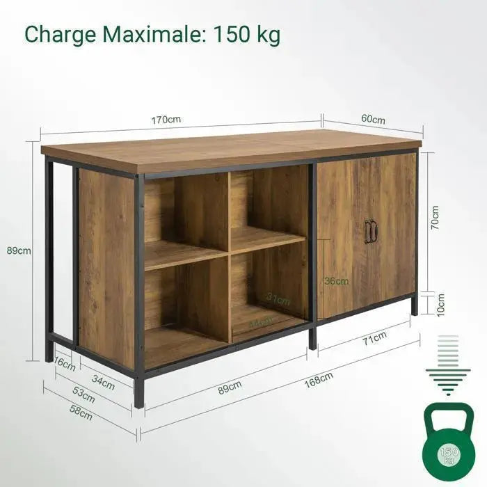 SoBuy KNL01-F îlot Central de Cuisine SOBUY