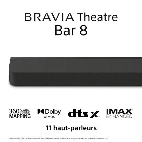 Sony Bravia Theatre Bar 8 Barre de son individuelle - GLOBAL ASSET