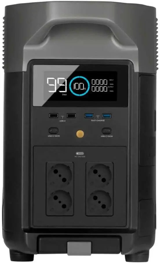 Ecoflow Delta Pro Portable Power Station, Noir, std. - GLOBAL ASSET