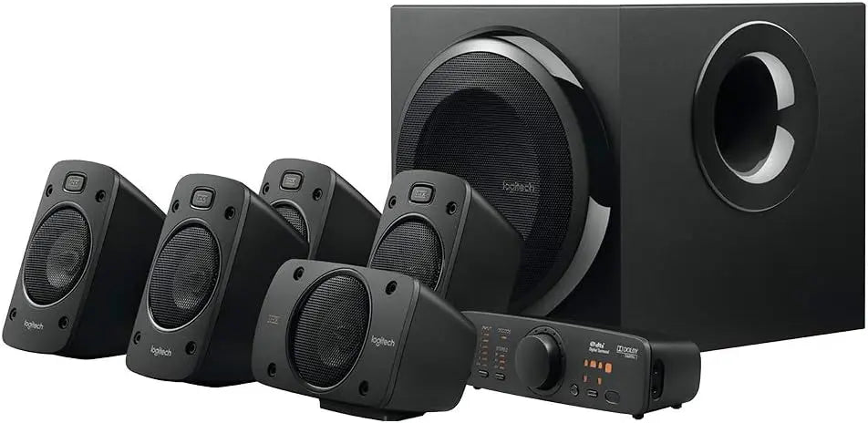 Logitech Système de haut-parleurs Z906 avec son surround 5.1 en Noir LOGITECH G