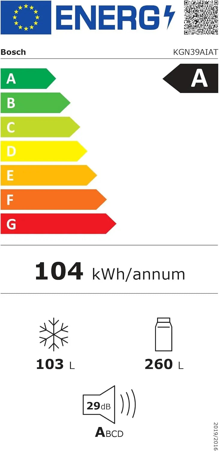 Réfrigérateur combiné Bosch KGN39AIAT - GLOBAL ASSET