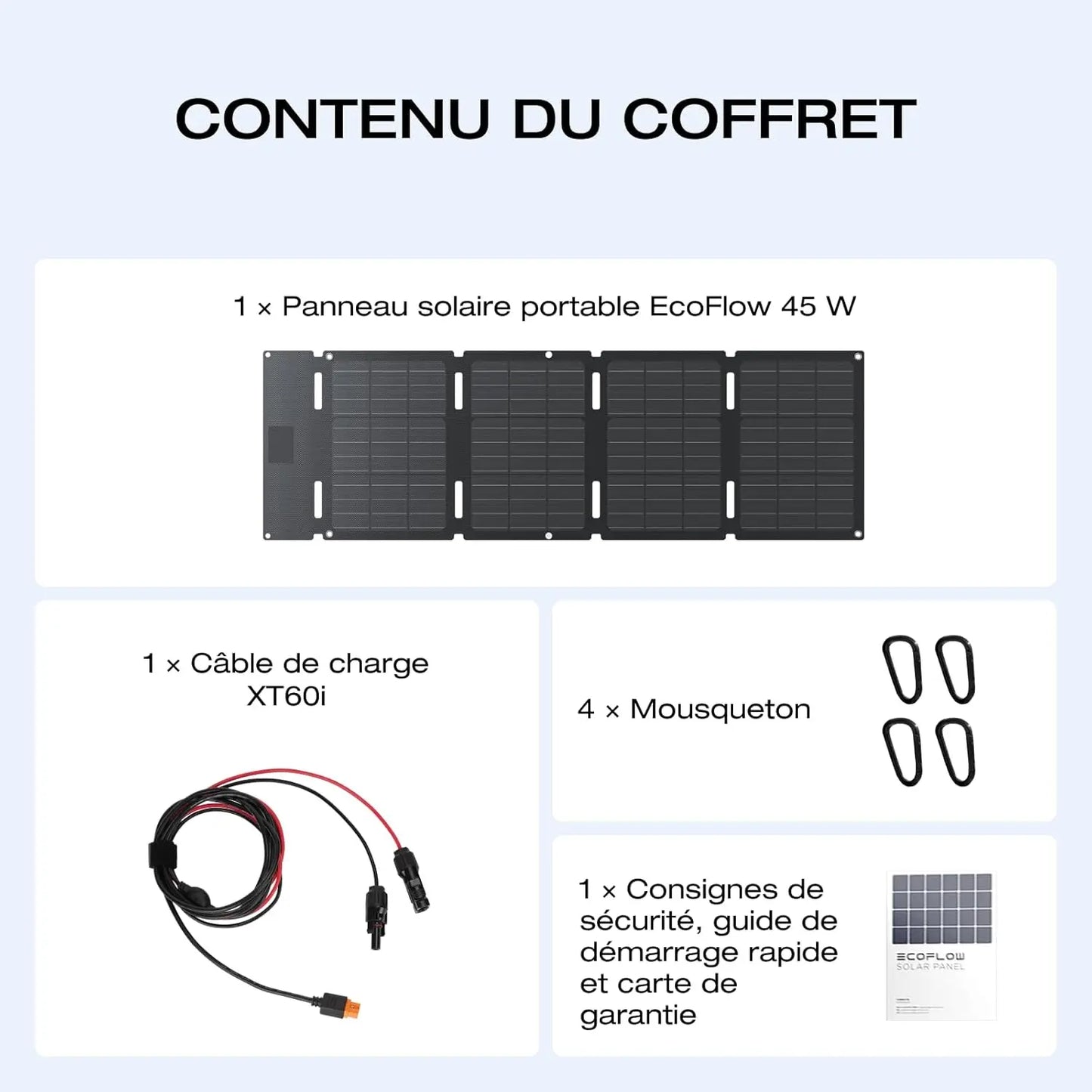Ecoflow Panneau solaire 45W - GLOBAL ASSET