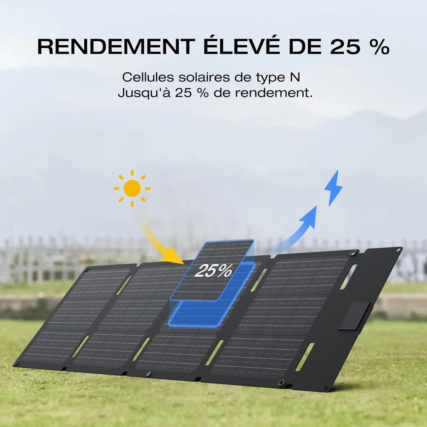 Ecoflow Panneau solaire 45W - GLOBAL ASSET
