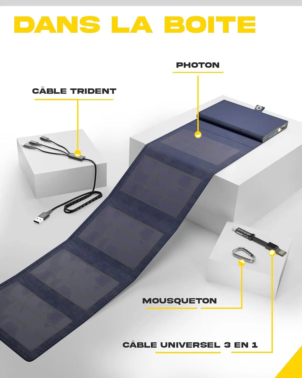 Panneau solaire +batterie Sunslice Photon Blue - GLOBAL ASSET