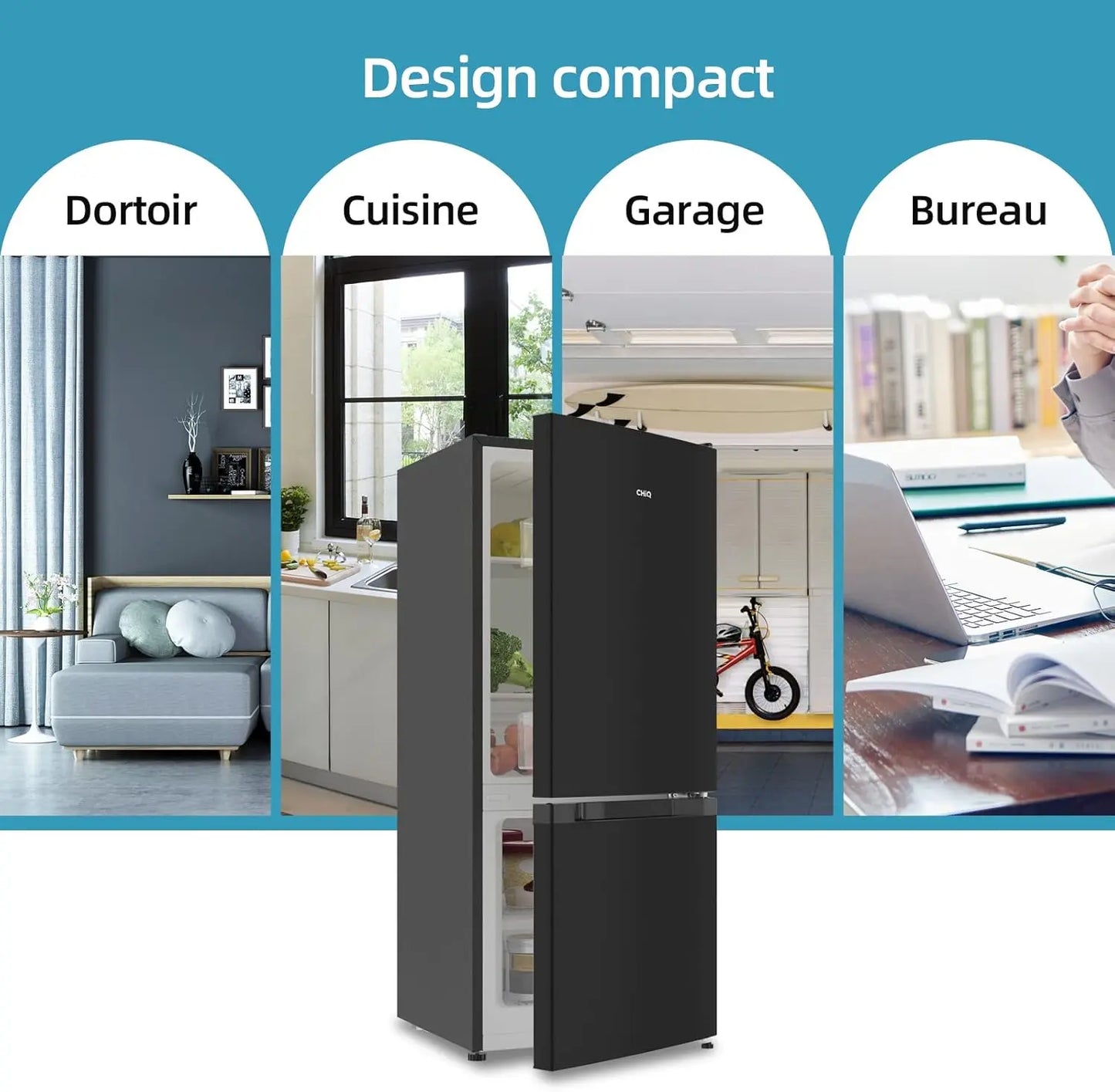 Réfrigérateur congélateur bas CHiQ CBM117L42. - GLOBAL ASSET