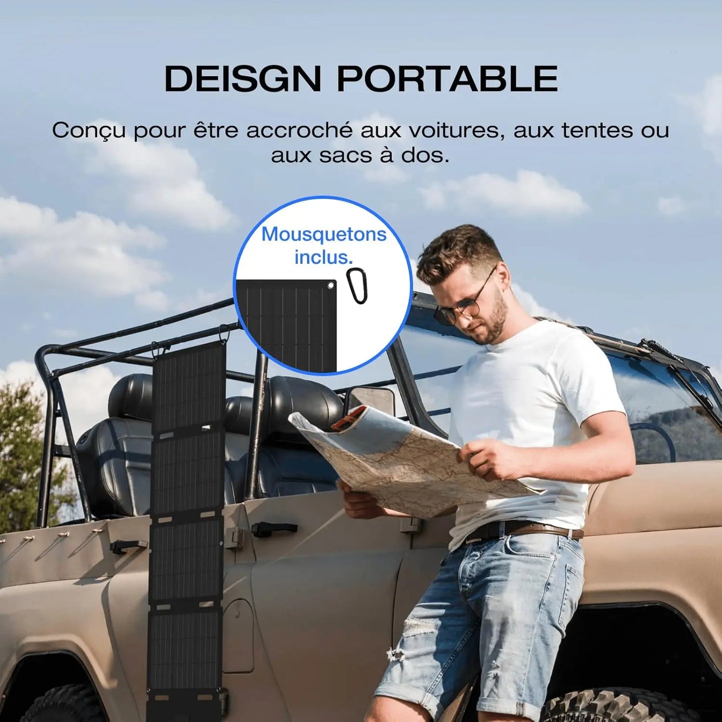 Ecoflow Panneau solaire 45W - GLOBAL ASSET