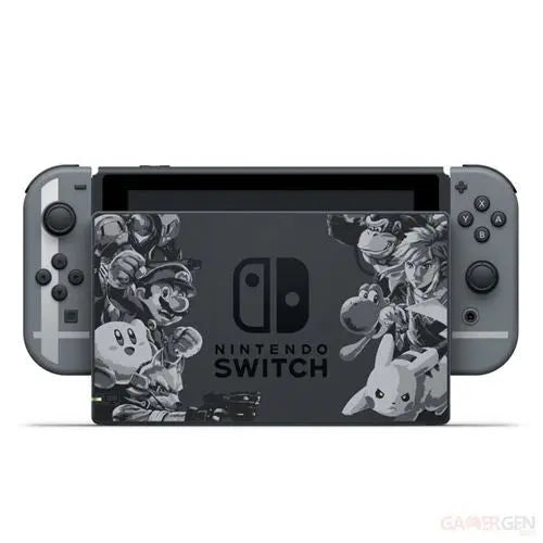 Switch 32Go - Gris - Edition limitée Super Smash Bros Ultimate + Super Smash Bros Ultimate - GLOBAL ASSET