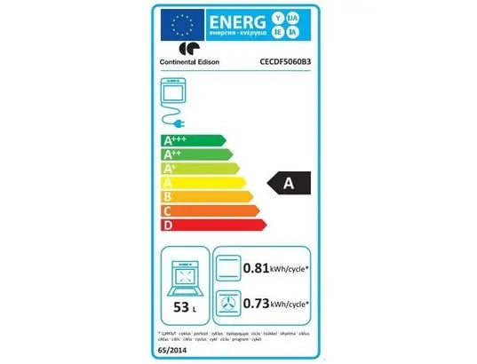 Cuisinière gaz continental edison cecdf5060b3 4 feux - GLOBAL ASSET