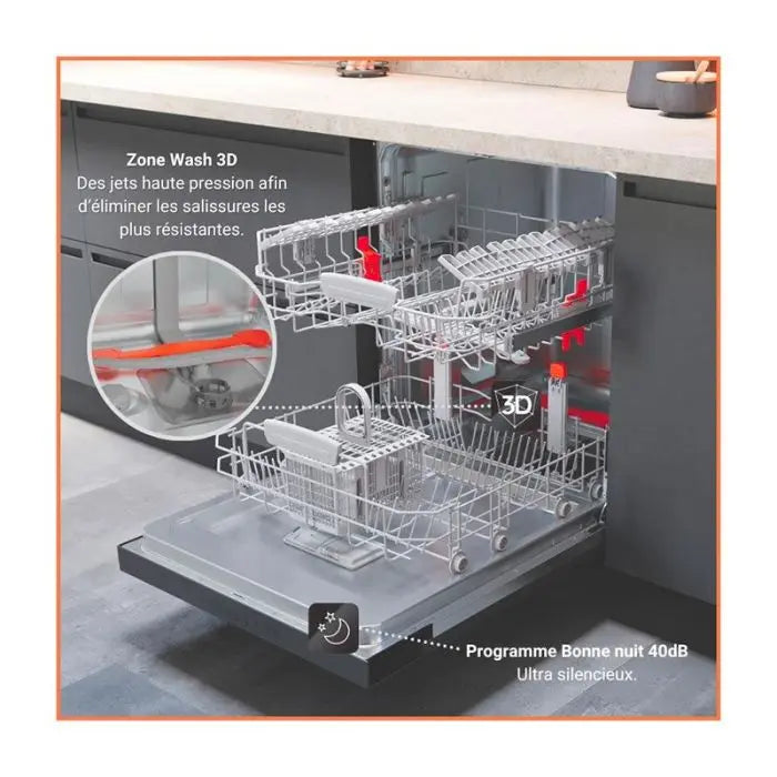Lave-vaisselle Semi-intégrable Hotpoint Ha3pb14bn7a0x - GLOBAL ASSET