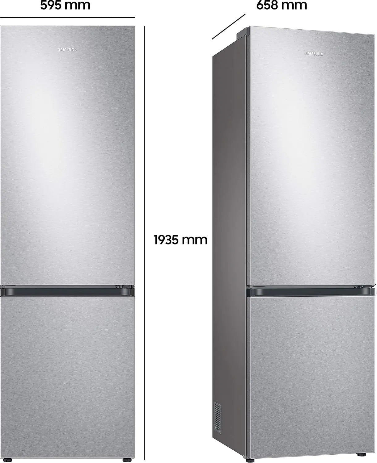 Réfrigérateur combiné Samsung rb36t600csa Inox - GLOBAL ASSET