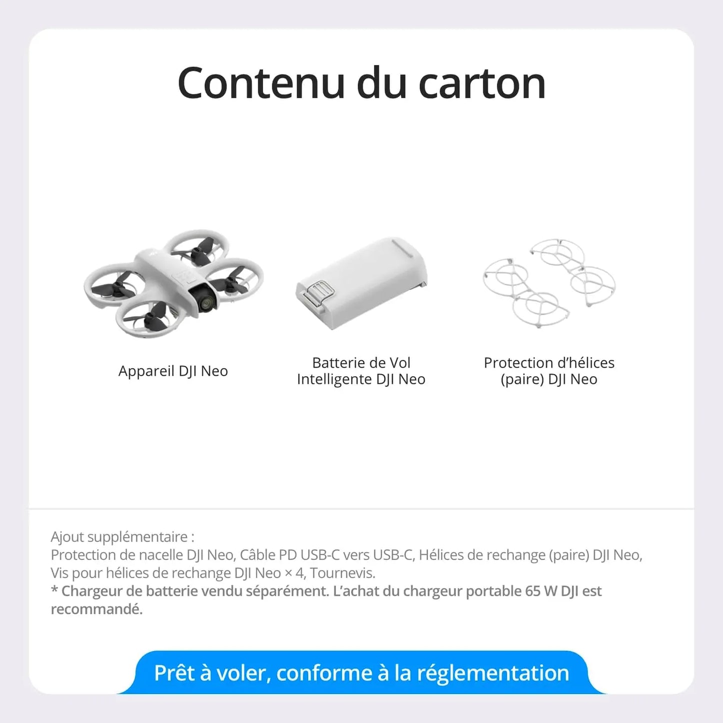 Drone Dji Neo Bluetooth Gris - GLOBAL ASSET