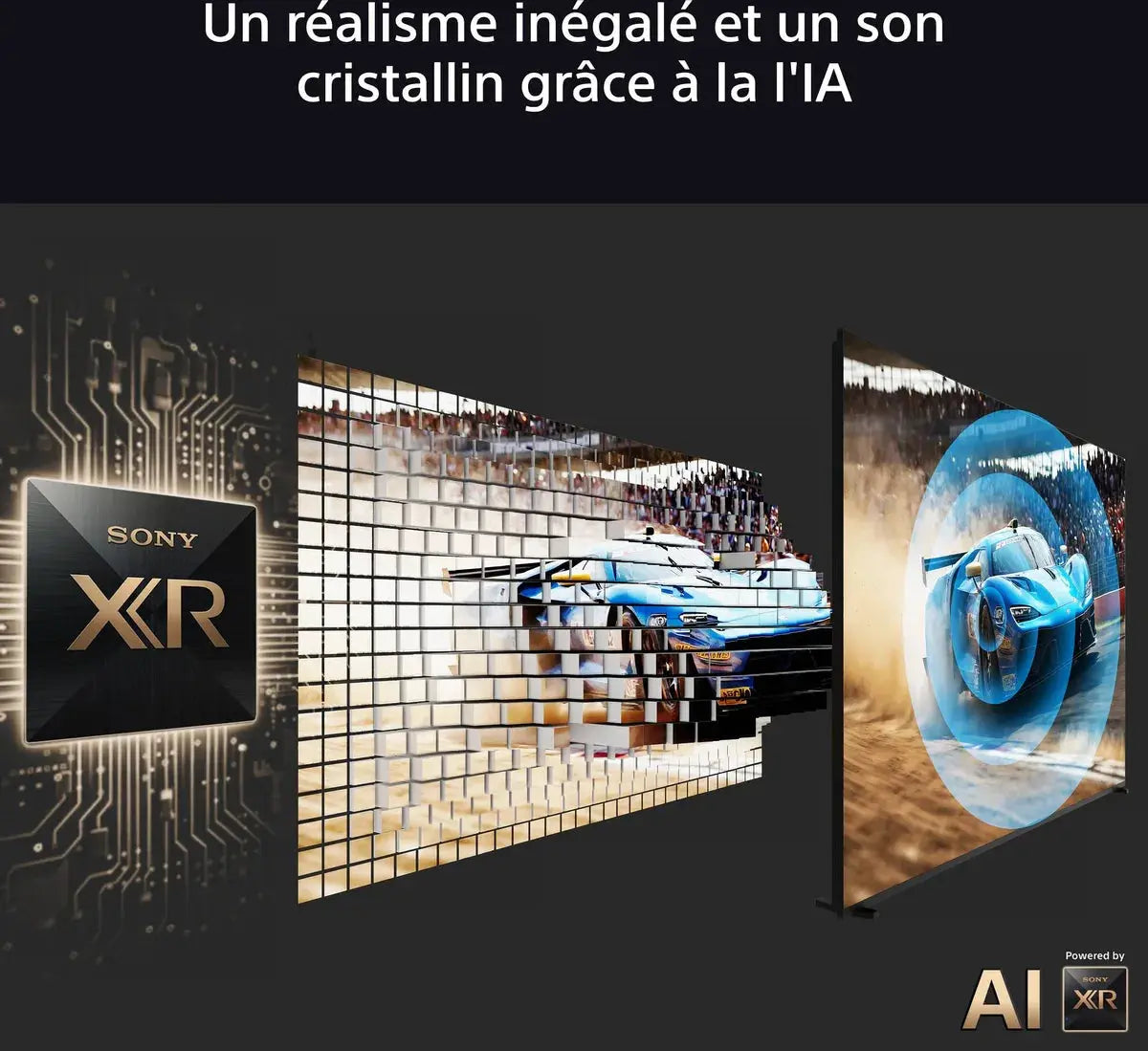 TV QD-OLED Sony 55XR8M2 Bravia 8 II 139 cm 4K UHD 2025 Argent sombre - GLOBAL ASSET