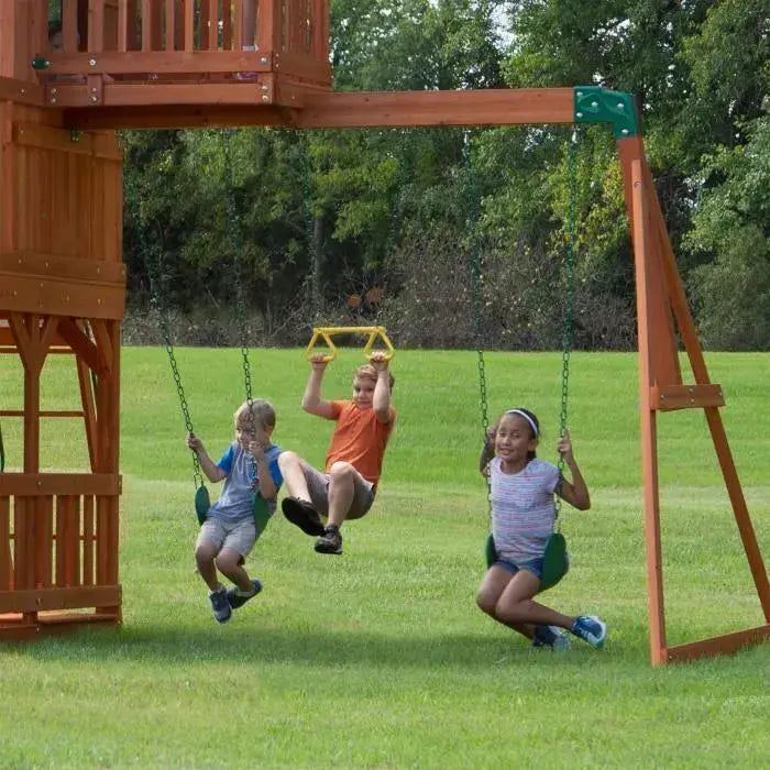 Backyard Discovery Skyfort II Aire de jeux en bois - GLOBAL ASSET