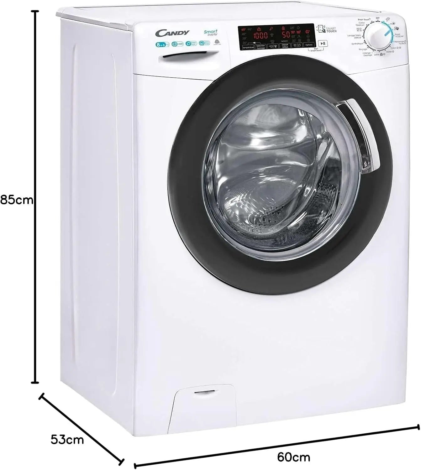 Lave-linge Séchant Candy csws 485 twmre 47 - GLOBAL ASSET