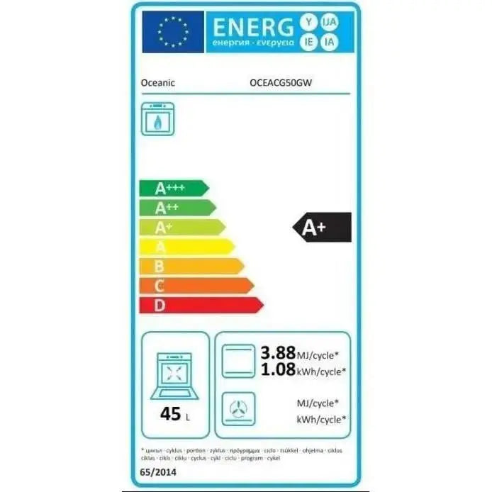 Cuisinière gaz oceanic Oceacg50gw 4 feux - GLOBAL ASSET