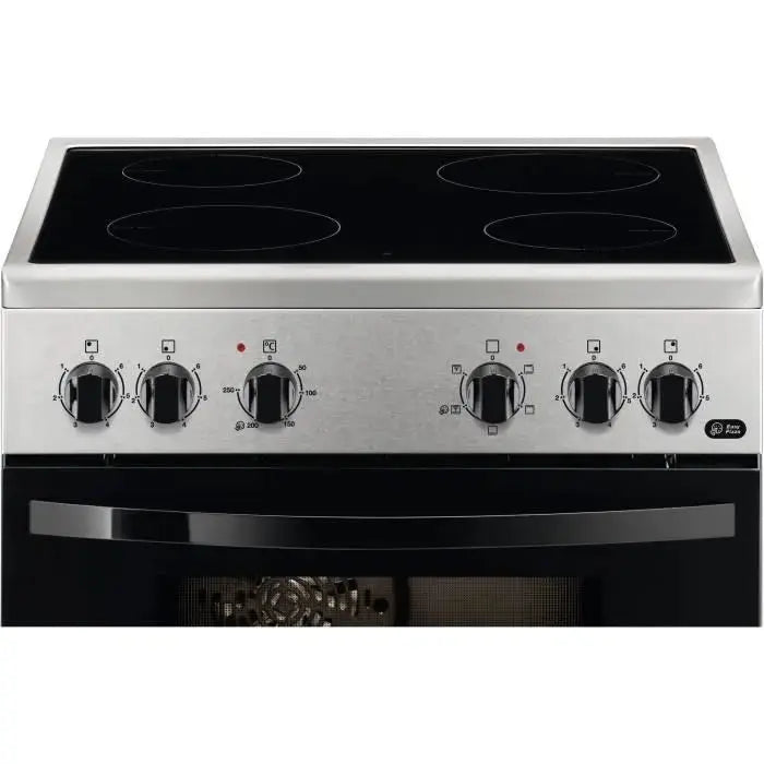 Faure Cuisinière vitrocéramique A 54l 4 Feux Inox FCV65091XA - GLOBAL ASSET