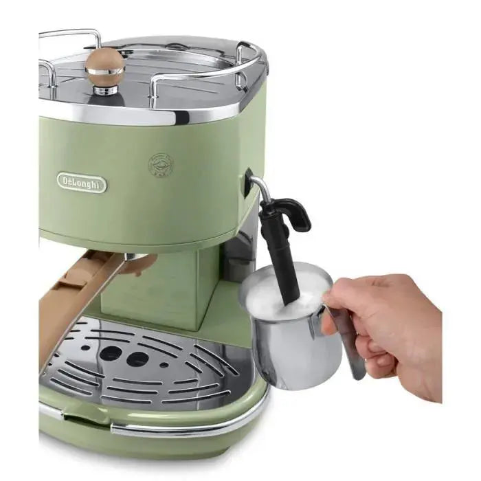Machine expresso classique DELONGHI ECOV 310.GR Icona Vintage - Vert - GLOBAL ASSET