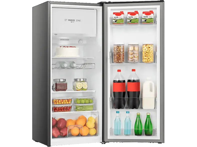 Hisense RR220D4BDE frigo Combine pose libre 165 L E Argent - GLOBAL ASSET