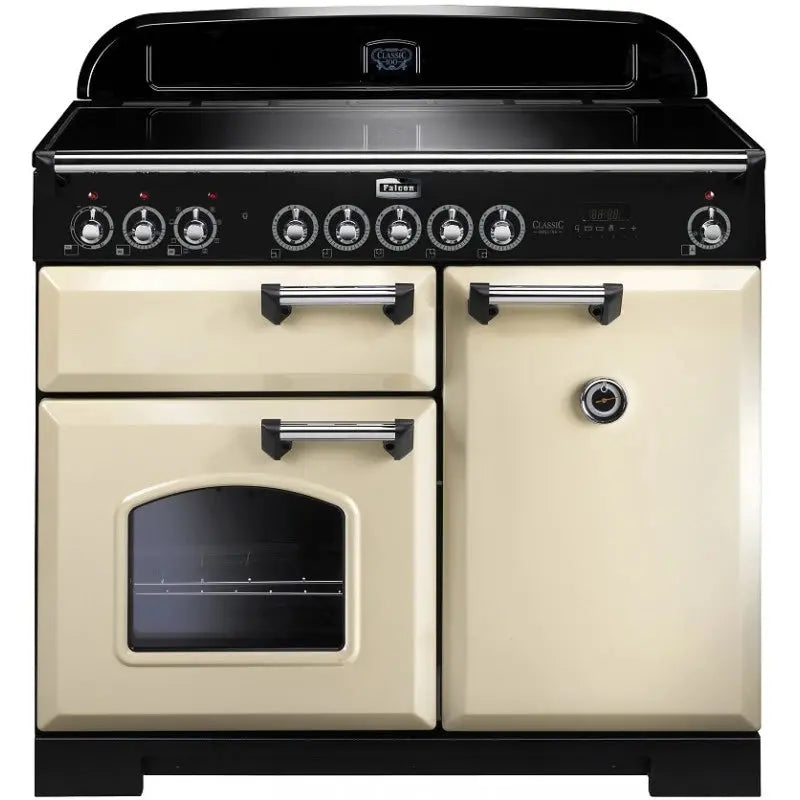 FALCON Piano de cuisson induction Classic Deluxe 100 CDL100EI blanc laiton - GLOBAL ASSET