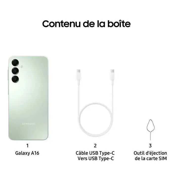 SAMSUNG Galaxy A16 Smartphone 128Go Vert d'eau SAMSUNG