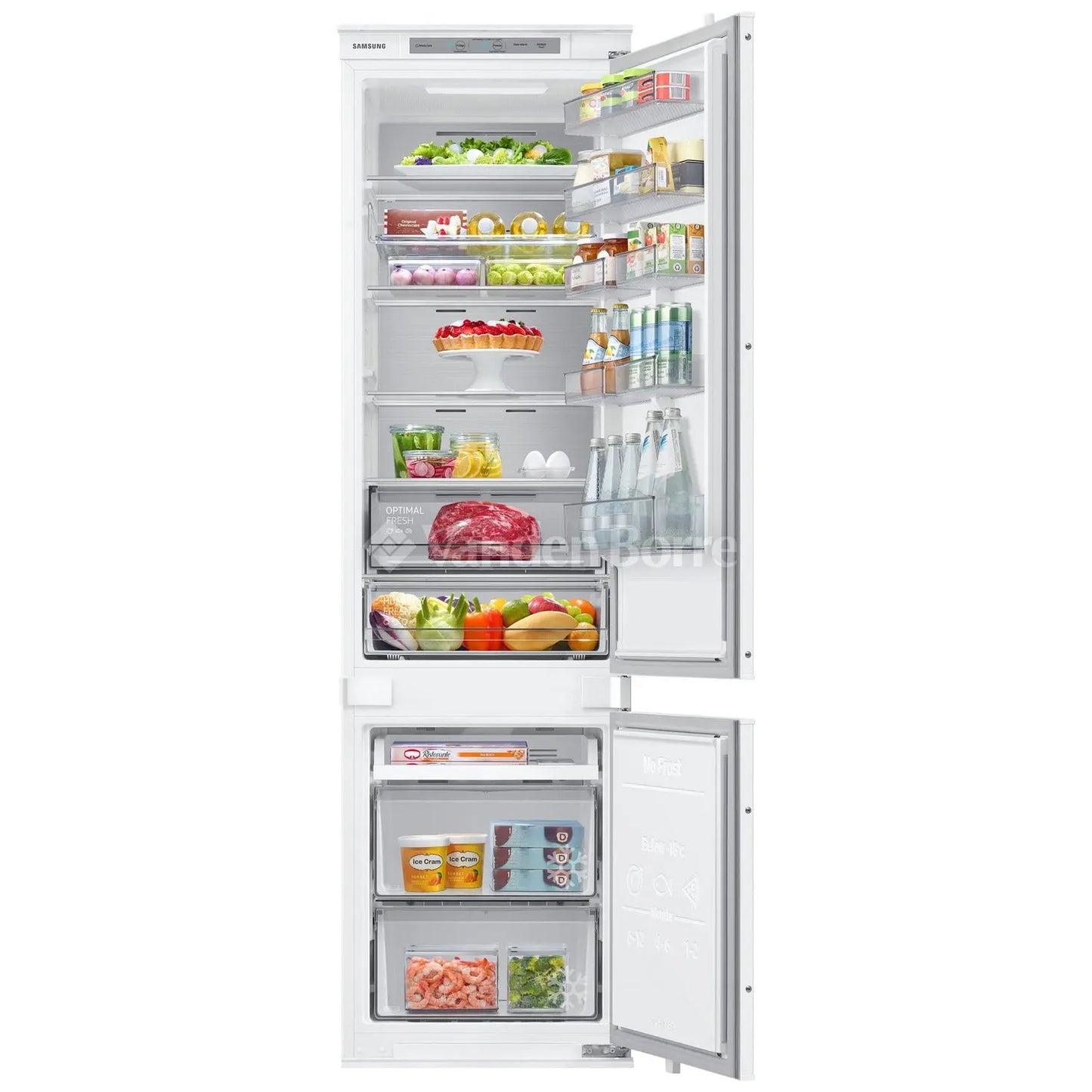 Samsung BRB30705EWW Réfrigérateur combiné encastrable, capacité 298 L - GLOBAL ASSET