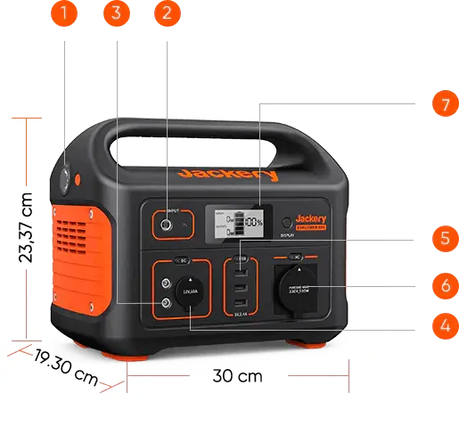 Jackery Batterie portable Explorer 500 - GLOBAL ASSET