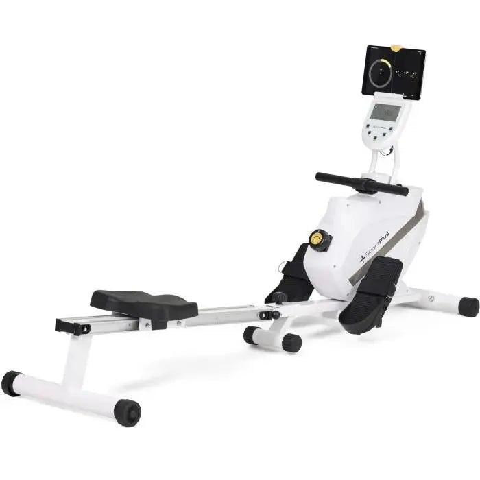 Rameur magnétique pliable SPORTPLUS - 8 niveaux de résistance - Blanc SportPlus