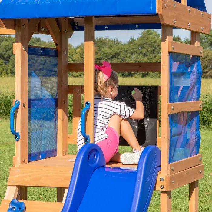 Backyard Discovery Aire de jeux en bois Aurora avec toboggan. - GLOBAL ASSET
