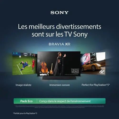 TV OLED Sony XR-83A80L Série Bravia A80L 210 cm 4K HDR Google TV Noir SONY