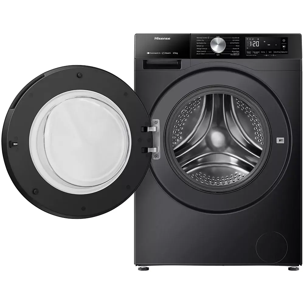 Lave-linge séchant Hisense WD3S8043BB3 8 kg Noir - GLOBAL ASSET