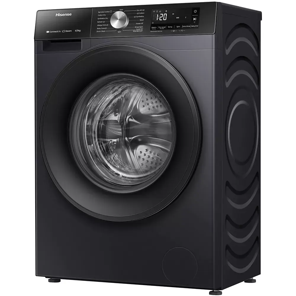 Lave-linge séchant Hisense WD3S8043BB3 8 kg Noir - GLOBAL ASSET