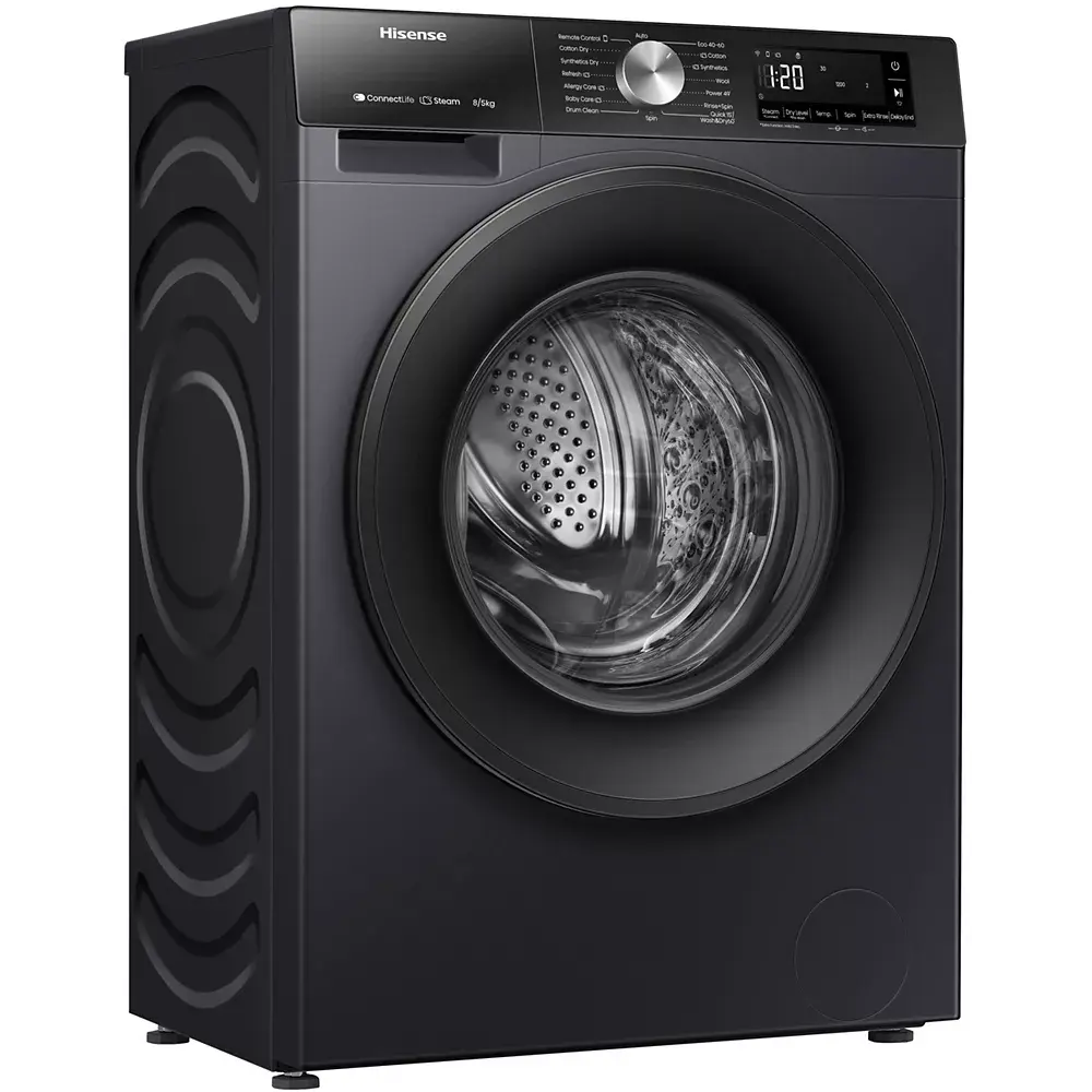 Lave-linge séchant Hisense WD3S8043BB3 8 kg Noir - GLOBAL ASSET
