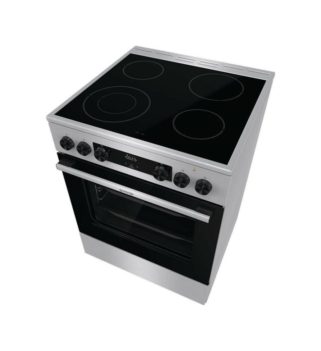 Gorenje GECS6C70XC four et cuisinière electrique plaque de cuisson à Bobine acier.