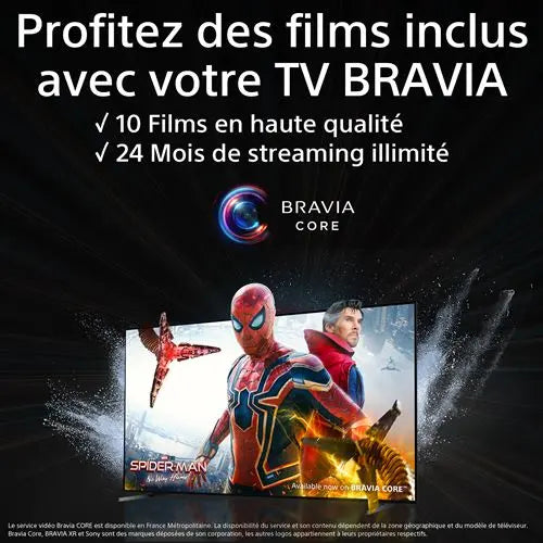 TV OLED Sony XR-83A80L Série Bravia A80L 210 cm 4K HDR Google TV Noir SONY
