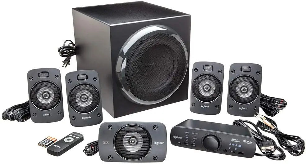 Logitech Système de haut-parleurs Z906 avec son surround 5.1 en Noir LOGITECH G