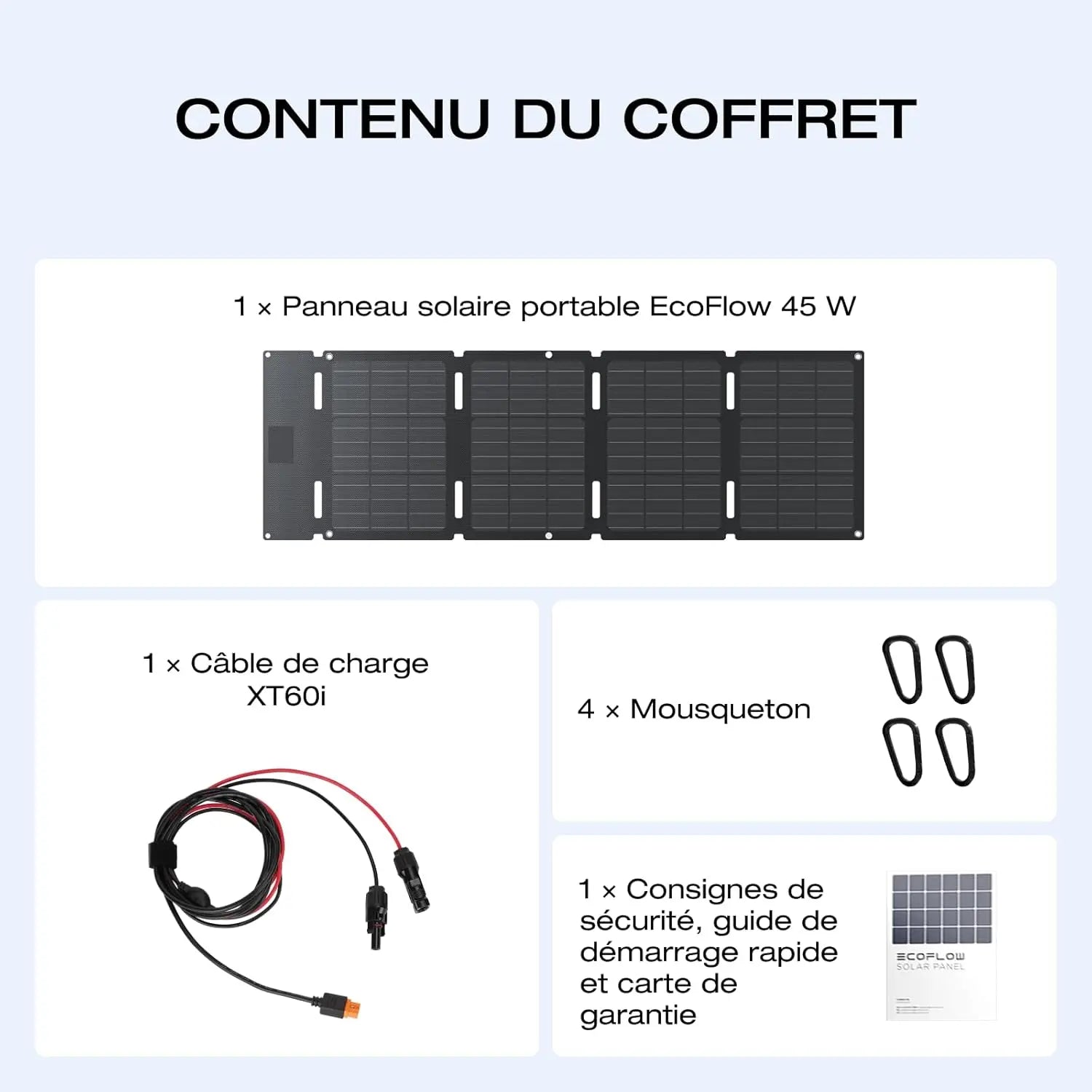 Ecoflow Panneau solaire 45W - GLOBAL ASSET