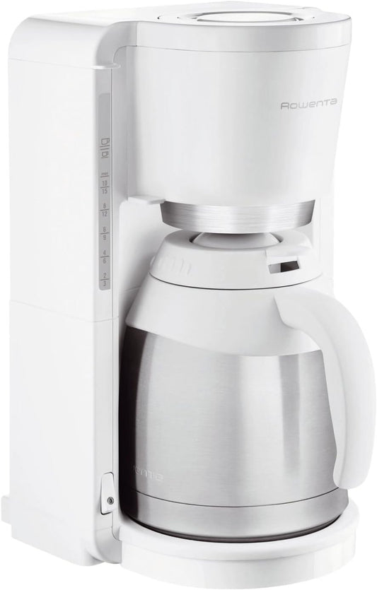 Rowenta CT 3811 - Cafetière - 10 tasses - Blanc/inox