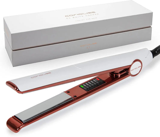 Lisseur C1 digital black soft touch copper Corioliss - GLOBAL ASSET