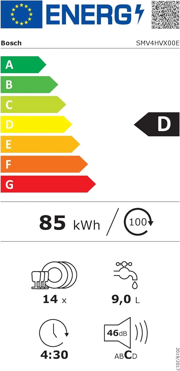 Lave-vaisselle intégrable Bosch SMV4HVX00E 14 couverts. - GLOBAL ASSET