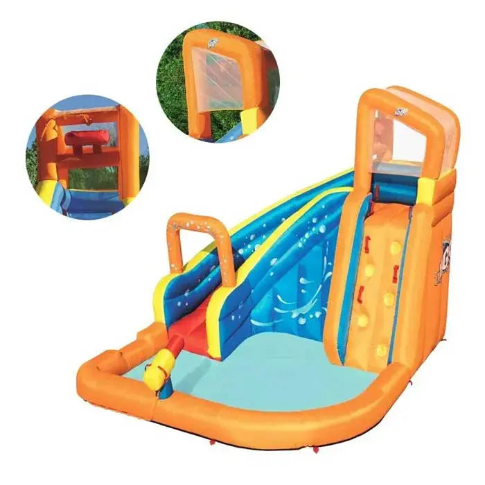 Bestway Aire de jeux gonflable Turbo Splash Water Zone - GLOBAL ASSET