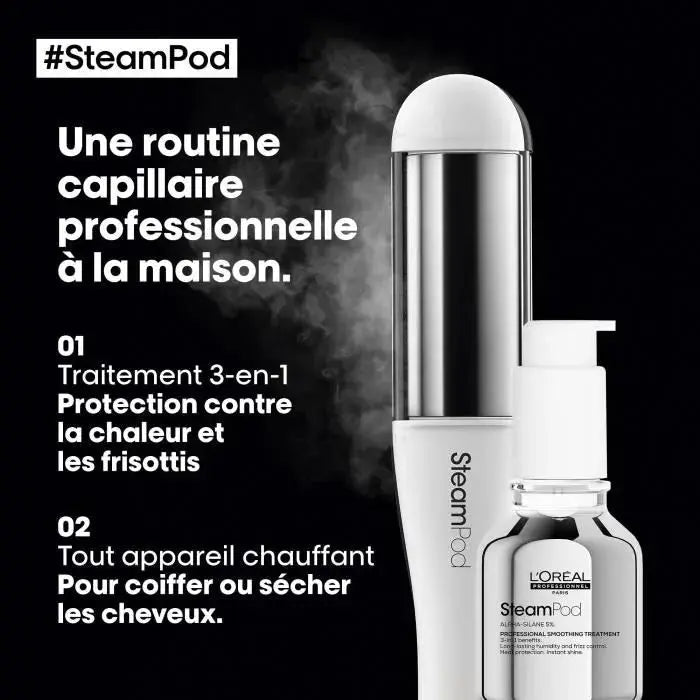 Pack lisseur boucleur SteamPod 4 et soin lissant L'Oréal Professionnel - GLOBAL ASSET