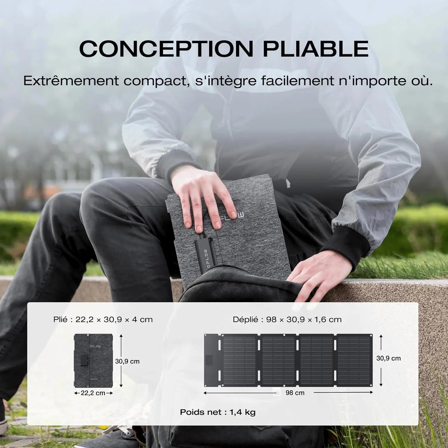 Ecoflow Panneau solaire 45W - GLOBAL ASSET