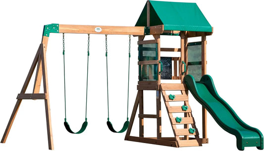 Backyard Discovery Buckley Hill aire de jeux en bois avec balançoire . - GLOBAL ASSET