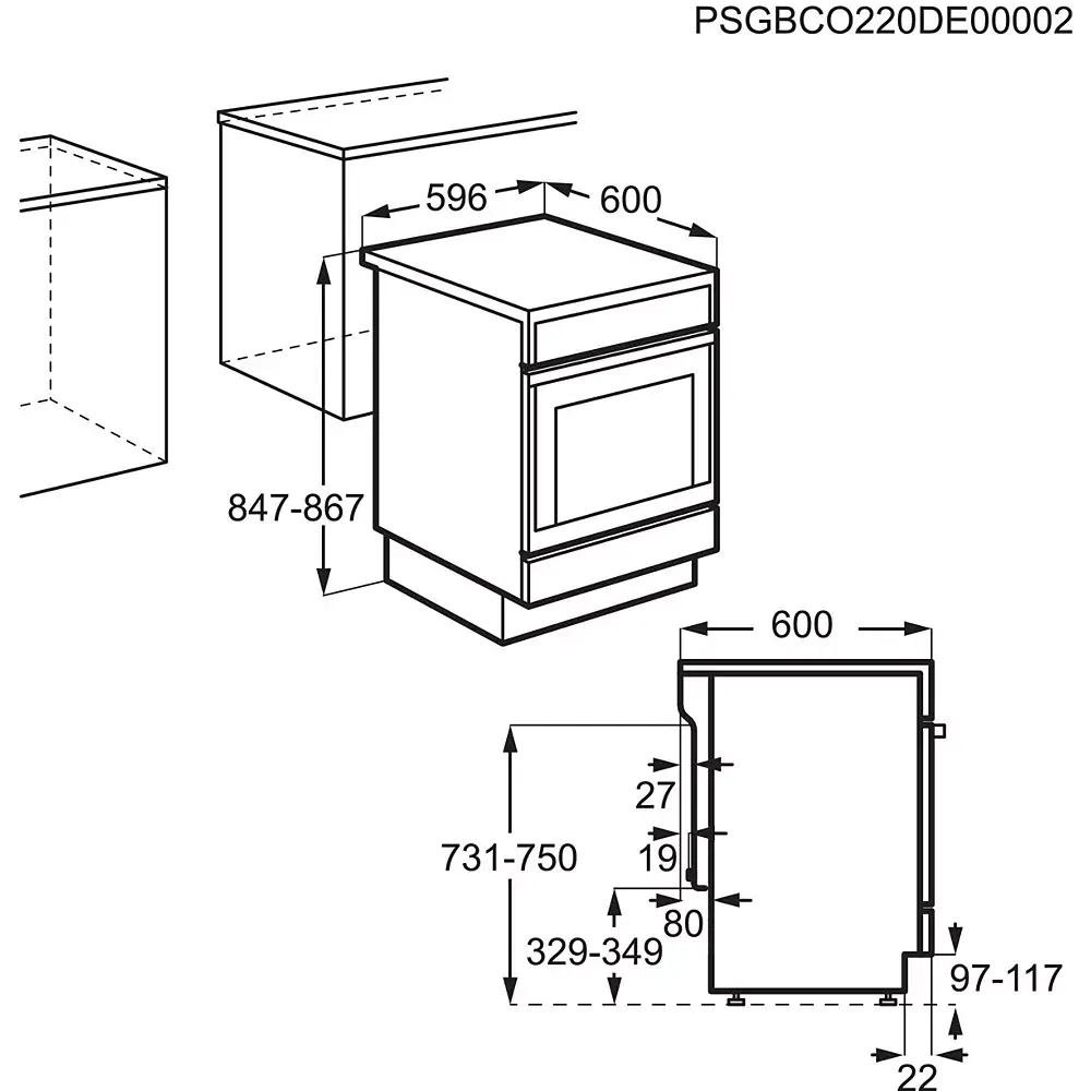 Cuisinière induction ELECTROLUX EKI64899BX Pyrolyse - GLOBAL ASSET