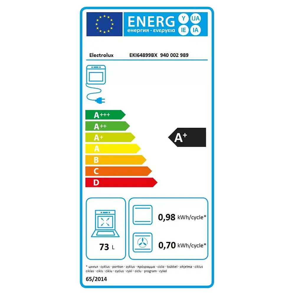Cuisinière induction ELECTROLUX EKI64899BX Pyrolyse - GLOBAL ASSET