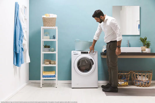 Lave-linge Séchant 8 Kg/ 5Kg Blanc CANDY CSOW4855TWE1