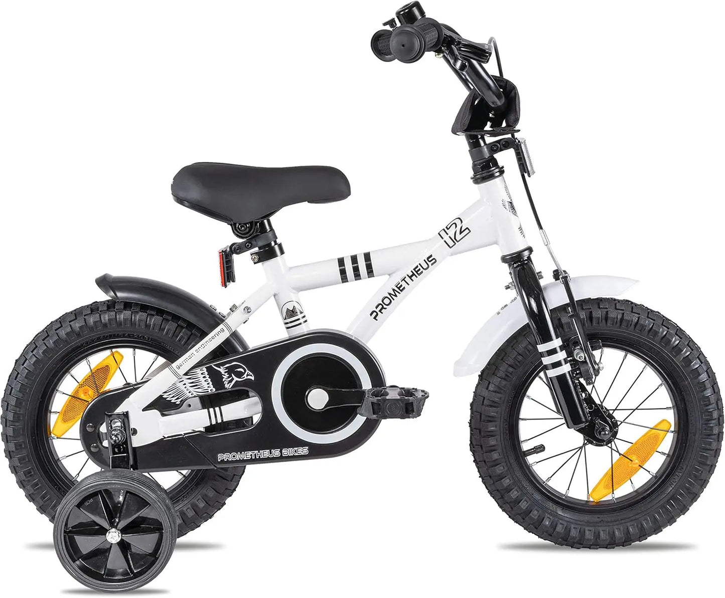 Prometheus Bicycles Vélo 12 Pouces Enfant 3 Ans Avec Roues Stabilisateurs - Rétropédalage - GLOBAL ASSET